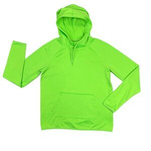 Nike Therma Fit Hoodie Womens Small S Neon Green Running Athletic 685459-380